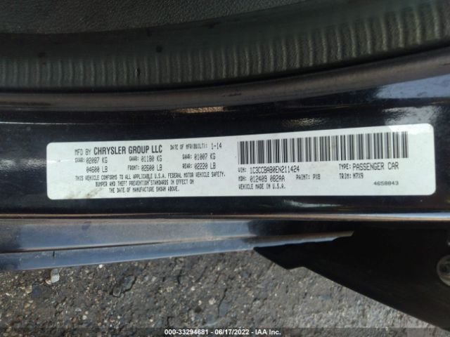 Photo 8 VIN: 1C3CCBAB0EN211424 - CHRYSLER 200 