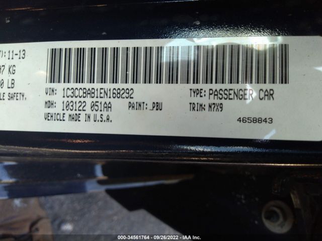 Photo 8 VIN: 1C3CCBAB1EN168292 - CHRYSLER 200 