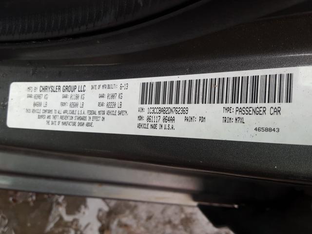 Photo 9 VIN: 1C3CCBAB2DN762369 - CHRYSLER 200 LX 