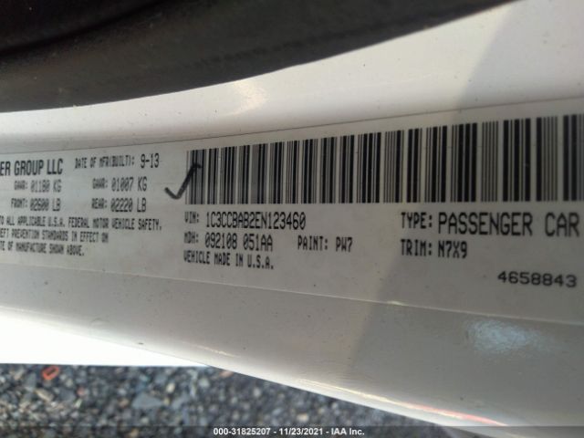 Photo 8 VIN: 1C3CCBAB2EN123460 - CHRYSLER 200 