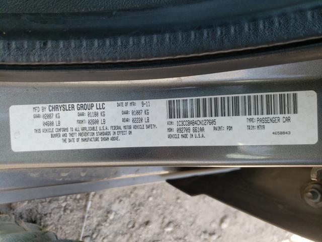 Photo 9 VIN: 1C3CCBAB4CN127605 - CHRYSLER 200 LX 