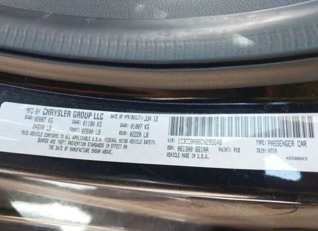 Photo 8 VIN: 1C3CCBAB6CN295648 - CHRYSLER 200 