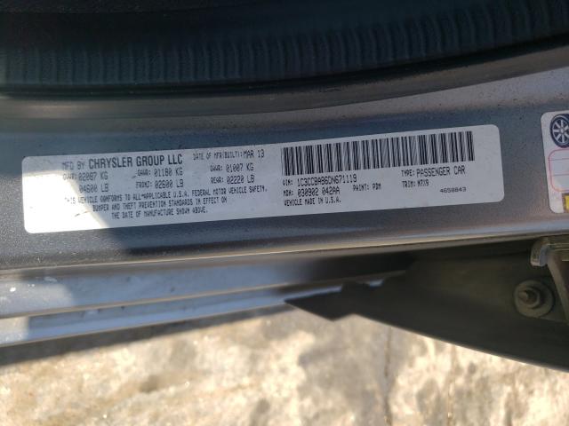 Photo 9 VIN: 1C3CCBAB6DN671119 - CHRYSLER 200 LX 