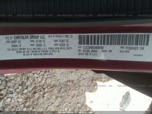 Photo 8 VIN: 1C3CCBAB6DN686459 - CHRYSLER 200 