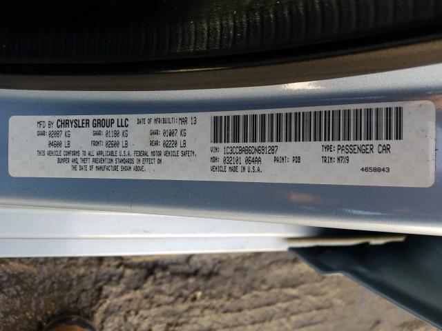 Photo 9 VIN: 1C3CCBAB6DN691287 - CHRYSLER 200 LX 