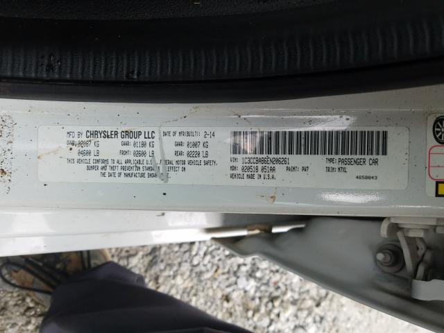 Photo 9 VIN: 1C3CCBAB6EN206261 - CHRYSLER 200 LX 