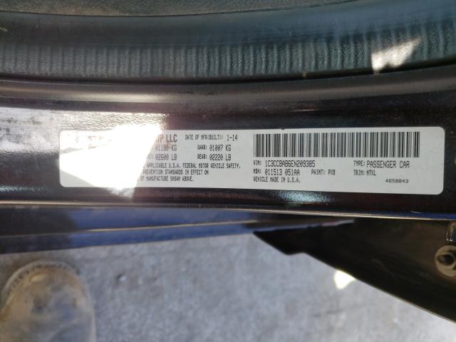 Photo 9 VIN: 1C3CCBAB6EN209385 - CHRYSLER 200 LX 