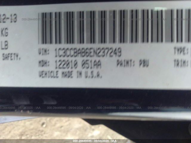 Photo 8 VIN: 1C3CCBAB6EN237249 - CHRYSLER 200 