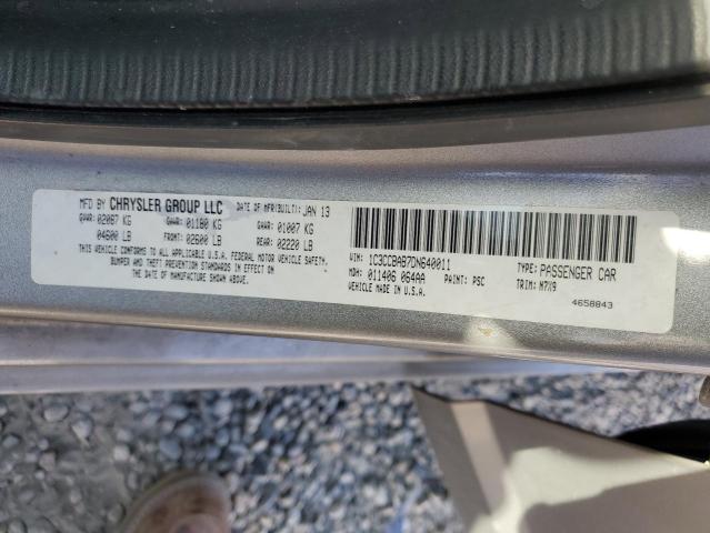 Photo 11 VIN: 1C3CCBAB7DN640011 - CHRYSLER 200 LX 