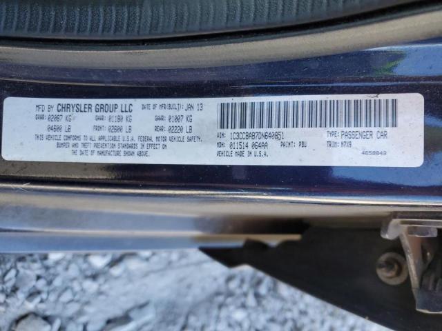 Photo 9 VIN: 1C3CCBAB7DN640851 - CHRYSLER 200 LX 