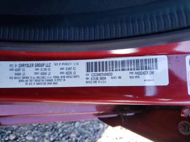 Photo 9 VIN: 1C3CCBAB7EN208259 - CHRYSLER 200 LX 