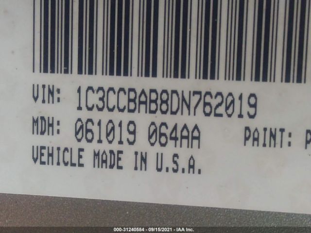 Photo 8 VIN: 1C3CCBAB8DN762019 - CHRYSLER 200 