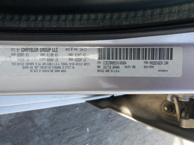 Photo 9 VIN: 1C3CCBAB9CN145064 - CHRYSLER 200 