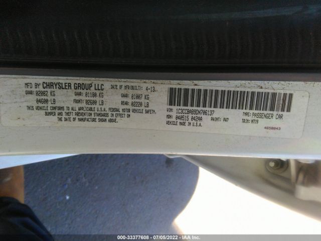 Photo 8 VIN: 1C3CCBAB9DN706137 - CHRYSLER 200 