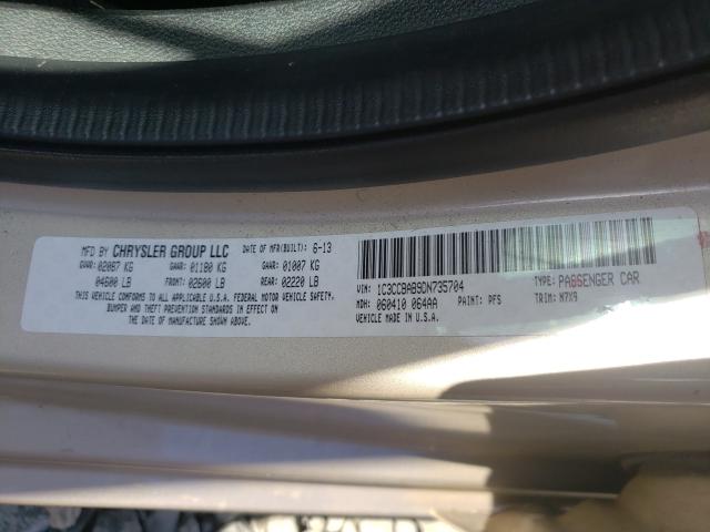 Photo 9 VIN: 1C3CCBAB9DN735704 - CHRYSLER 200 LX 