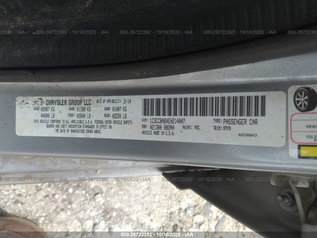 Photo 8 VIN: 1C3CCBABXEN214007 - CHRYSLER 200 