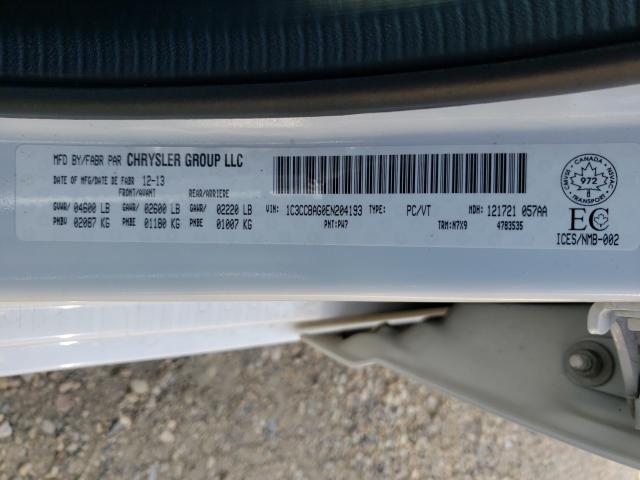 Photo 9 VIN: 1C3CCBAG0EN204193 - CHRYSLER 200 LX 