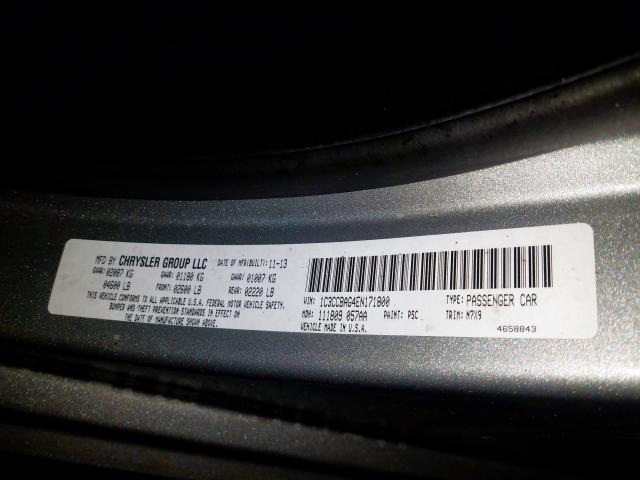 Photo 9 VIN: 1C3CCBAG4EN171800 - CHRYSLER 200 LX 