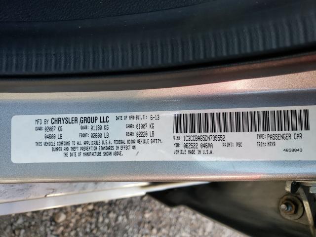 Photo 9 VIN: 1C3CCBAG5DN739552 - CHRYSLER 200 LX 