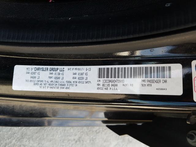 Photo 9 VIN: 1C3CCBAGXDN728093 - CHRYSLER 200 LX 