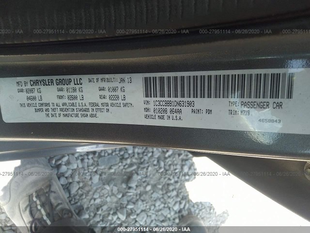 Photo 8 VIN: 1C3CCBBB1DN631903 - CHRYSLER 200 