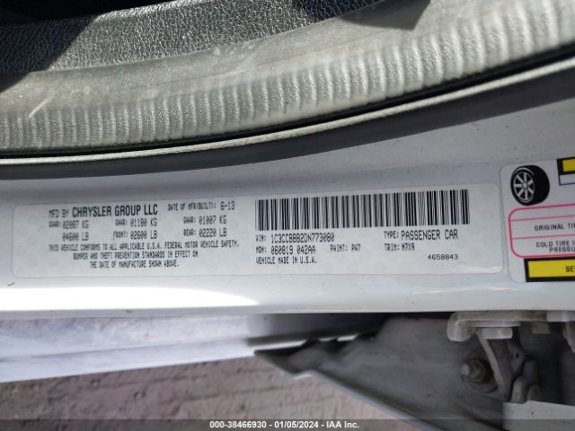 Photo 8 VIN: 1C3CCBBB2DN773080 - CHRYSLER 200 