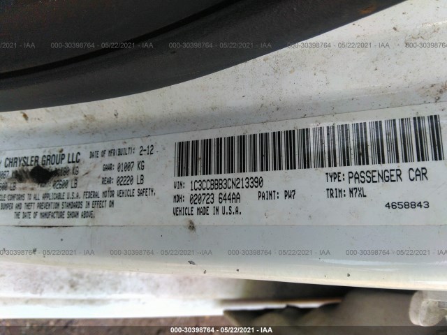 Photo 8 VIN: 1C3CCBBB3CN213390 - CHRYSLER 200 