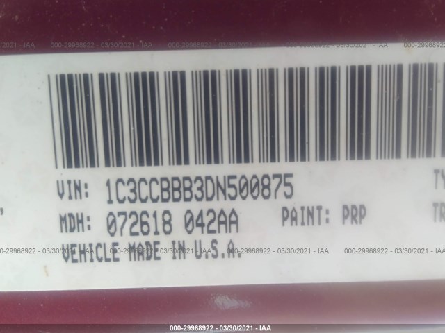 Photo 8 VIN: 1C3CCBBB3DN500875 - CHRYSLER 200 