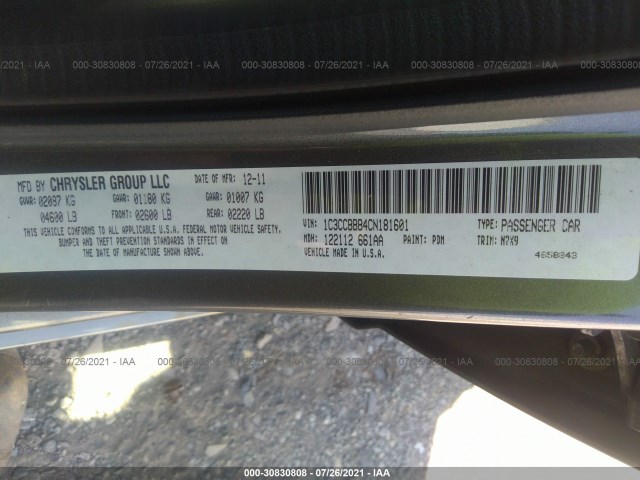 Photo 8 VIN: 1C3CCBBB4CN181601 - CHRYSLER 200 