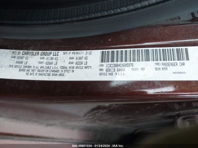 Photo 8 VIN: 1C3CCBBB4CN205976 - CHRYSLER 200 