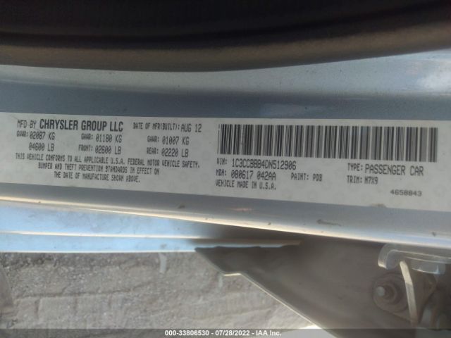 Photo 8 VIN: 1C3CCBBB4DN512906 - CHRYSLER 200 