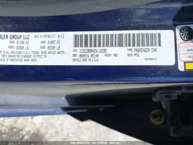 Photo 8 VIN: 1C3CCBBB4EN112295 - CHRYSLER 200 