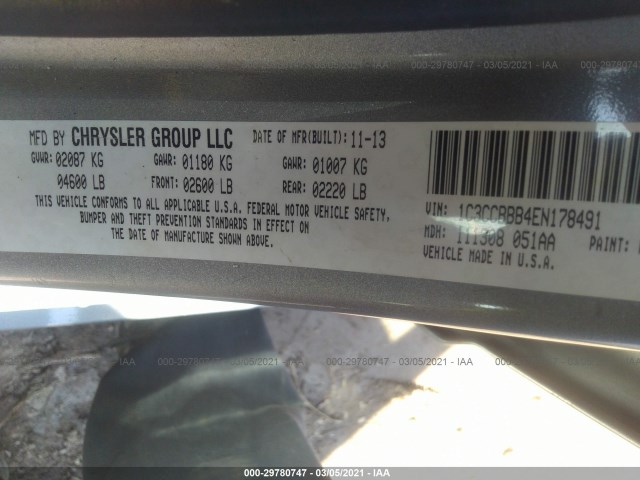 Photo 8 VIN: 1C3CCBBB4EN178491 - CHRYSLER 200 