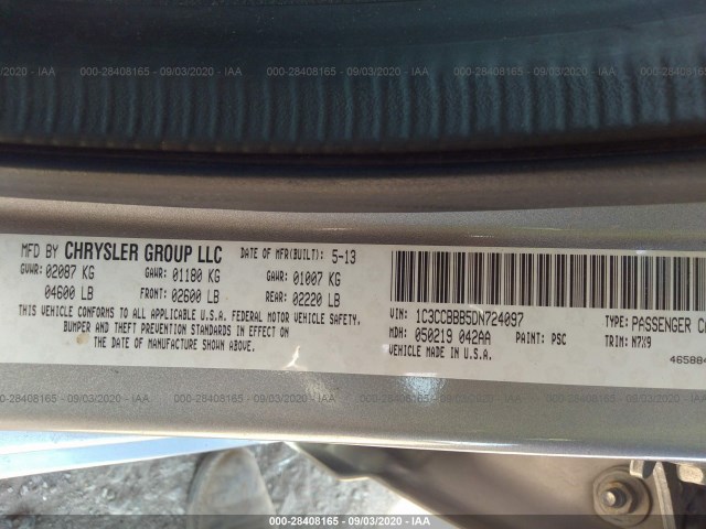 Photo 8 VIN: 1C3CCBBB5DN724097 - CHRYSLER 200 