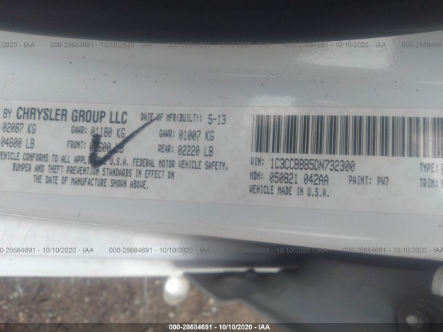 Photo 8 VIN: 1C3CCBBB5DN732300 - CHRYSLER 200 