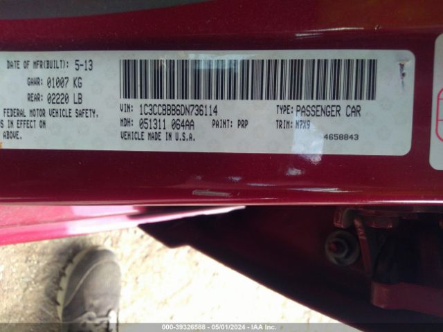 Photo 8 VIN: 1C3CCBBB6DN736114 - CHRYSLER 200 