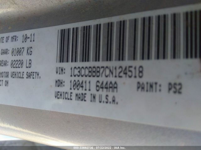 Photo 8 VIN: 1C3CCBBB7CN124518 - CHRYSLER 200 