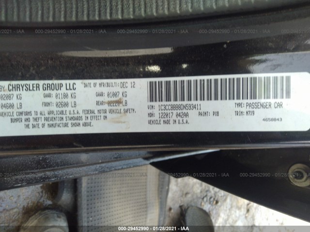 Photo 8 VIN: 1C3CCBBB8DN593411 - CHRYSLER 200 