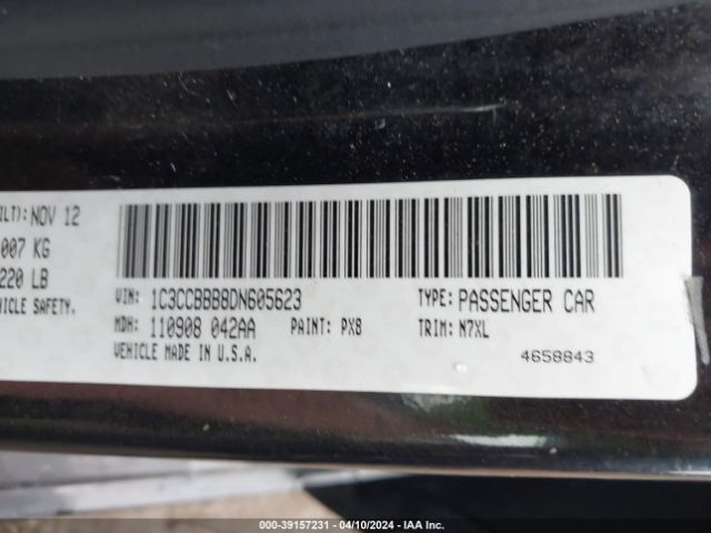 Photo 8 VIN: 1C3CCBBB8DN605623 - CHRYSLER 200 