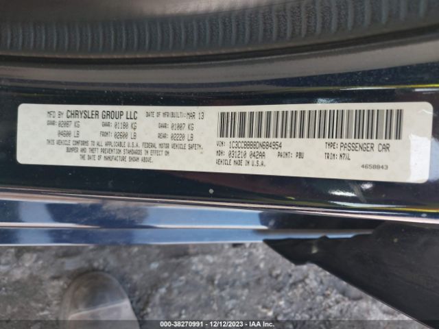 Photo 8 VIN: 1C3CCBBB8DN684954 - CHRYSLER 200 