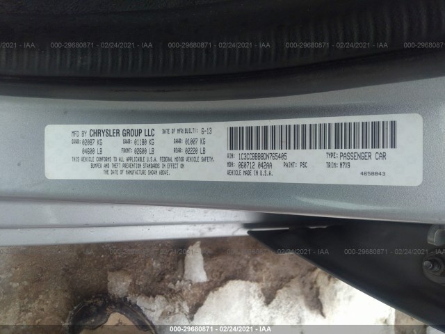 Photo 8 VIN: 1C3CCBBB8DN765405 - CHRYSLER 200 