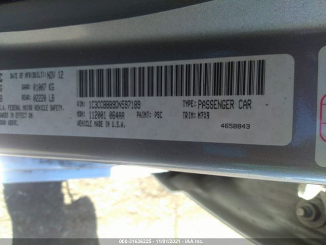 Photo 8 VIN: 1C3CCBBB9DN597189 - CHRYSLER 200 