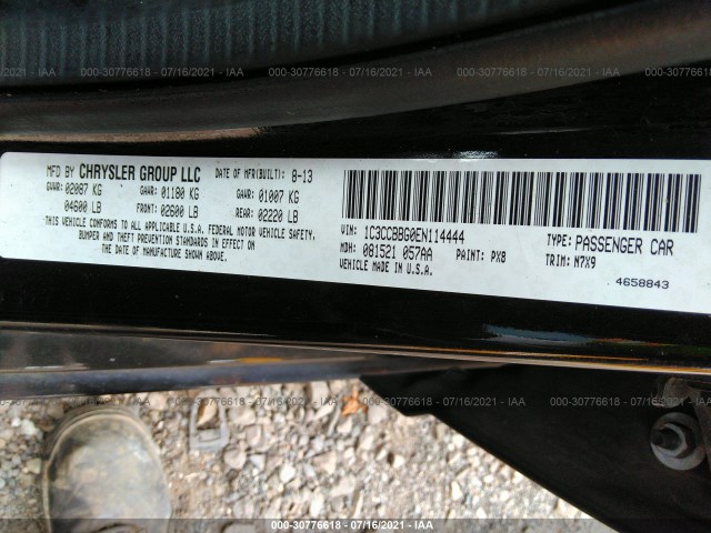 Photo 8 VIN: 1C3CCBBG0EN114444 - CHRYSLER 200 