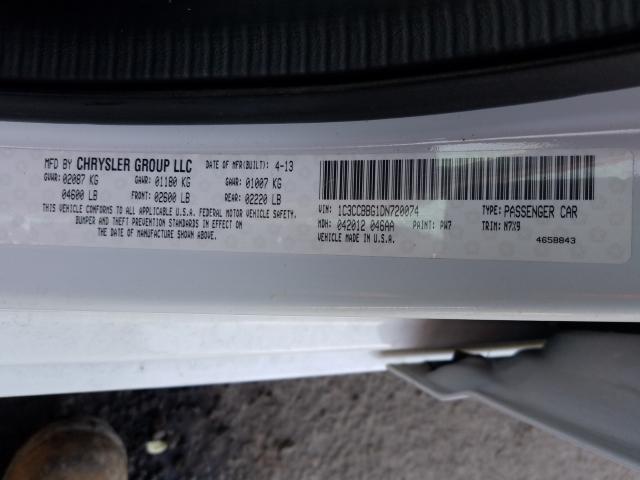 Photo 9 VIN: 1C3CCBBG1DN720074 - CHRYSLER 200 TOURIN 