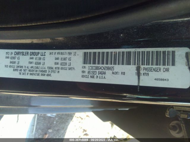 Photo 8 VIN: 1C3CCBBG4CN298025 - CHRYSLER 200 