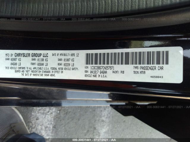 Photo 8 VIN: 1C3CCBBG7CN257971 - CHRYSLER 200 