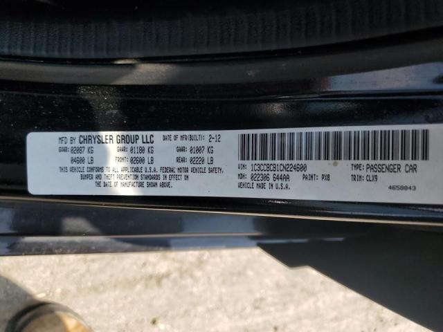 Photo 11 VIN: 1C3CCBCB1CN224600 - CHRYSLER 200 LIMITE 