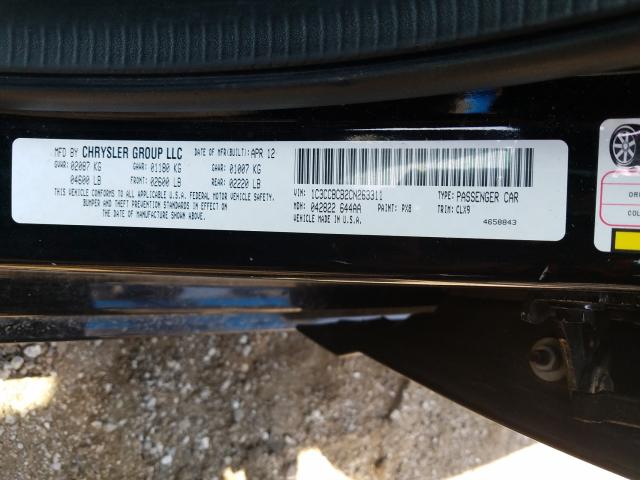 Photo 9 VIN: 1C3CCBCB2CN263311 - CHRYSLER 200 LIMITE 