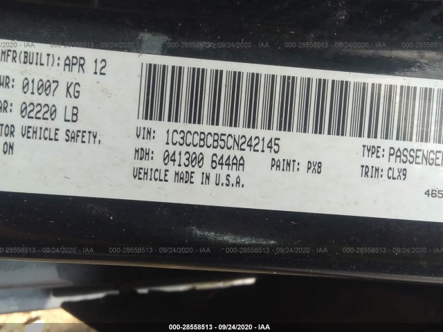 Photo 8 VIN: 1C3CCBCB5CN242145 - CHRYSLER 200 