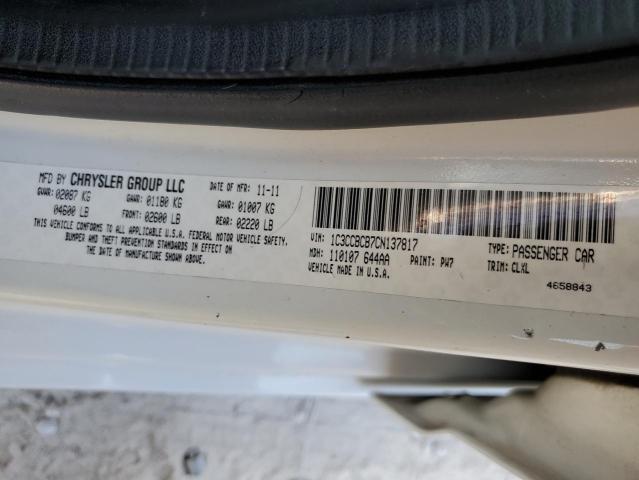 Photo 9 VIN: 1C3CCBCB7CN137817 - CHRYSLER 200 LIMITE 